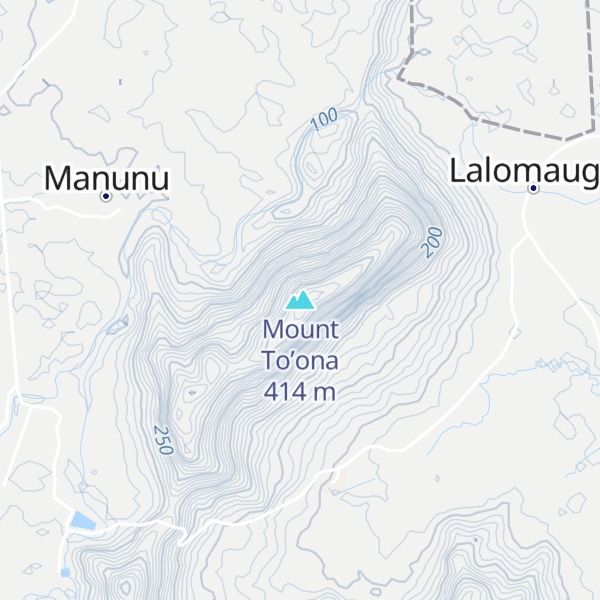 Map of Mount To’ona