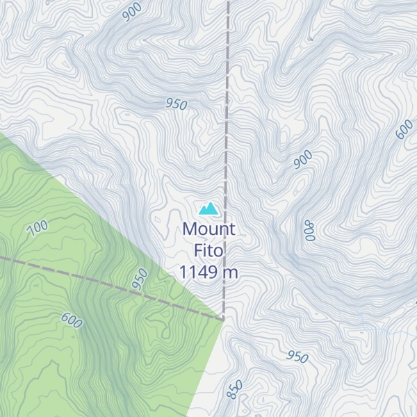 Map of Mount Fito