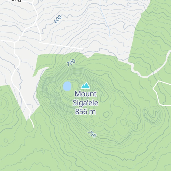 Map of Mount Siga’ele