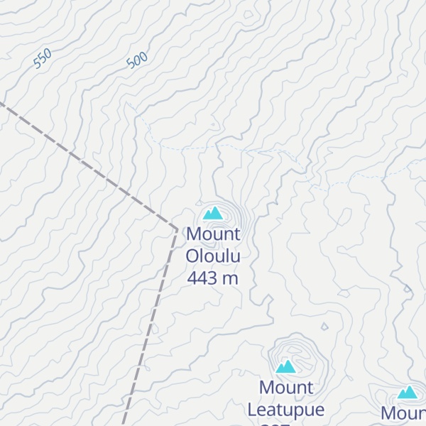 Map of Mount Oloulu
