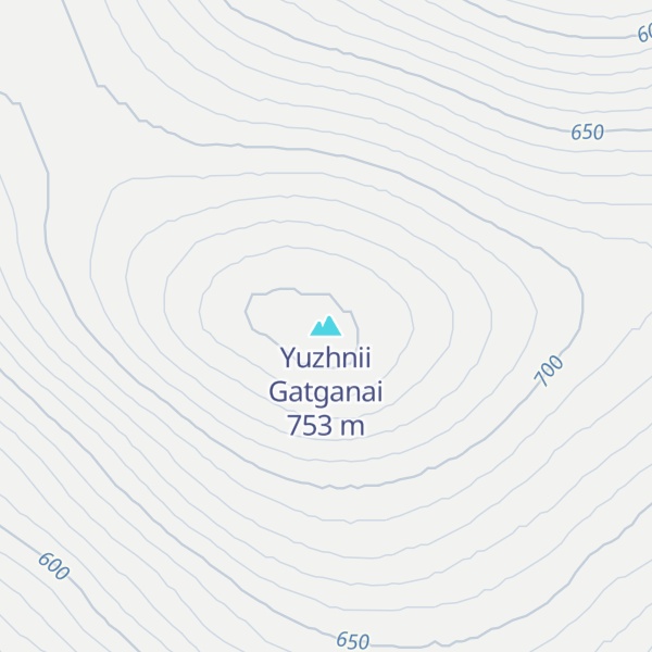 Map of Yuzhnii Gatganai