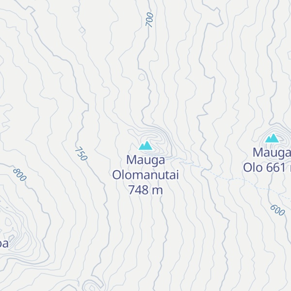 Map of Mauga Olomanutai