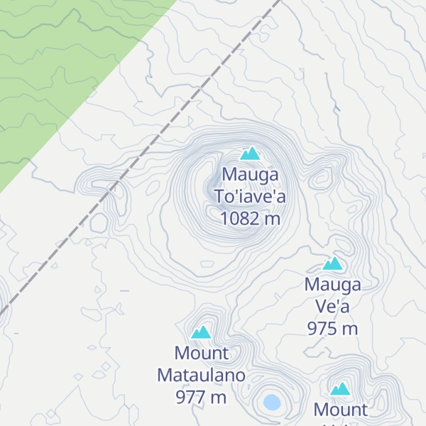 Map of Mount To’iave’a
