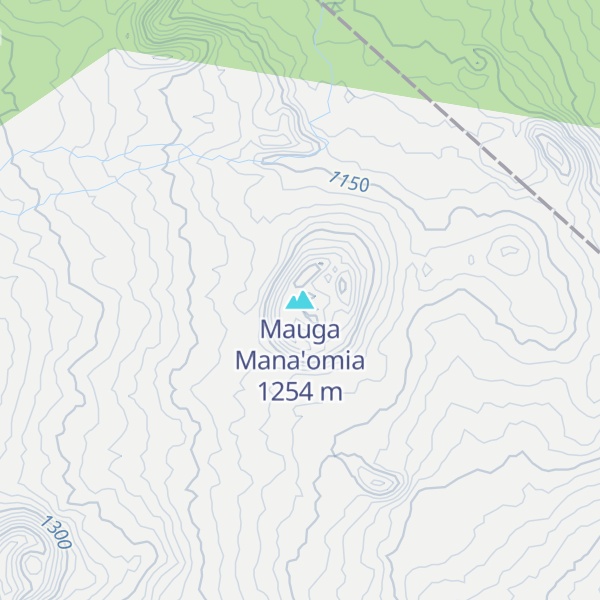 Map of Mauga Mana'omia