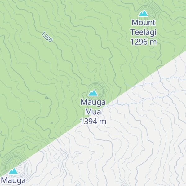 Map of Mauga Mua