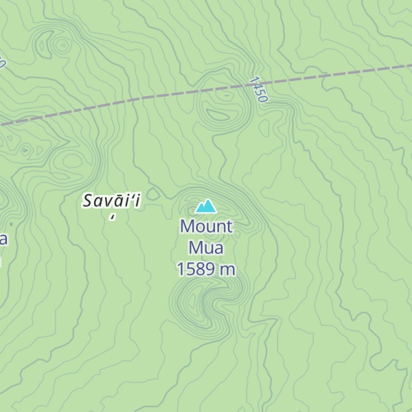 Map of Mount Mua