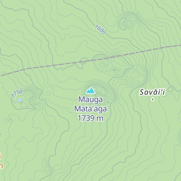Map of Mauga Mata'aga
