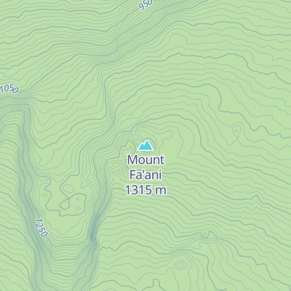 Map of Mount Fa’ani