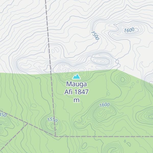 Map of Mauga Afi