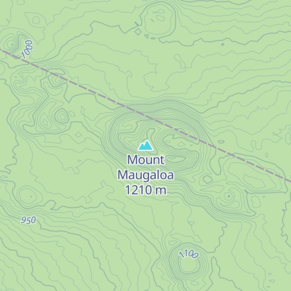 Map of Mount Maugaloa