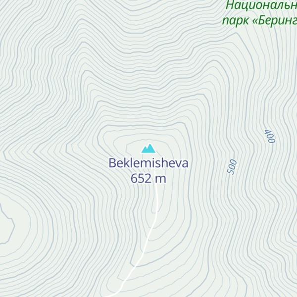 Map of Beklemisheva