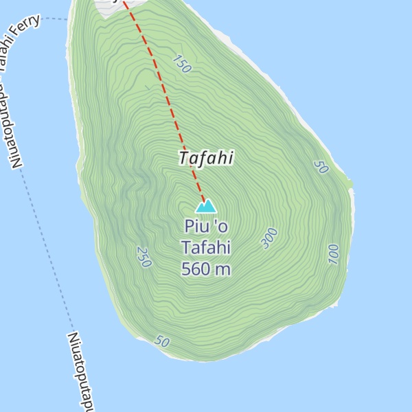 Map of Piu 'o Tafahi