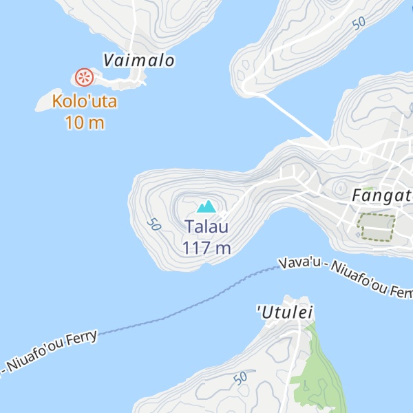 Map of Talau