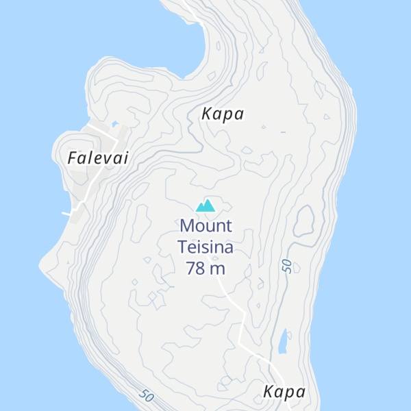 Map of Mount Teisina