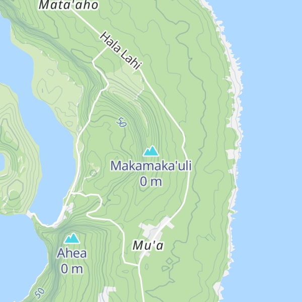 Map of Makamaka'uli