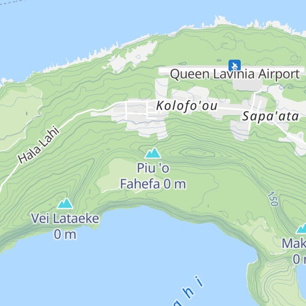 Map of Piu 'o Fahefa
