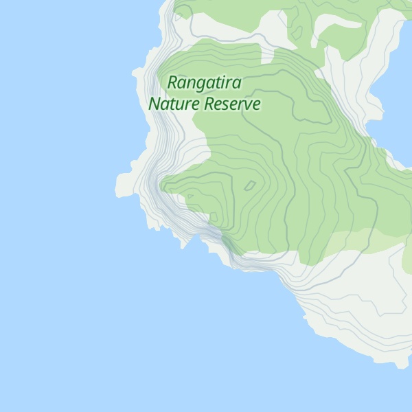 Map of Rangatira Island