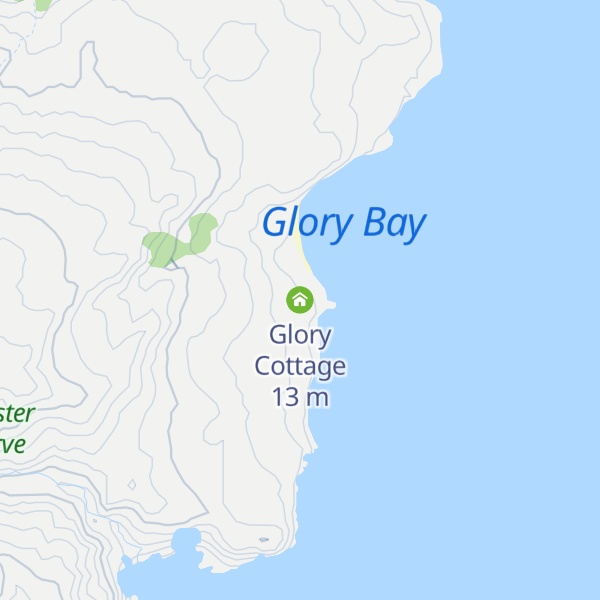 Map of Glory Cottage
