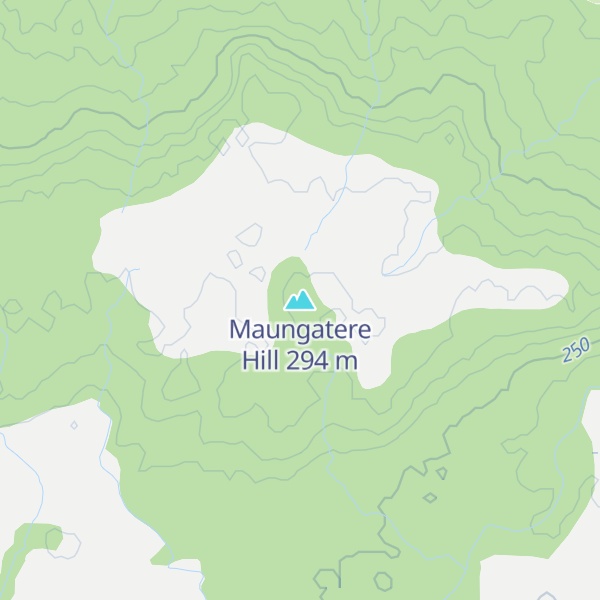 Map of Maungatere Hill