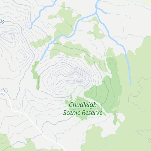 Map of Mount Chudleigh