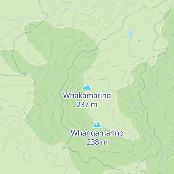 Map of Whakamarino