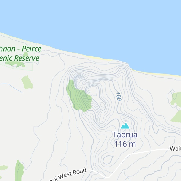 Map of Maunganui