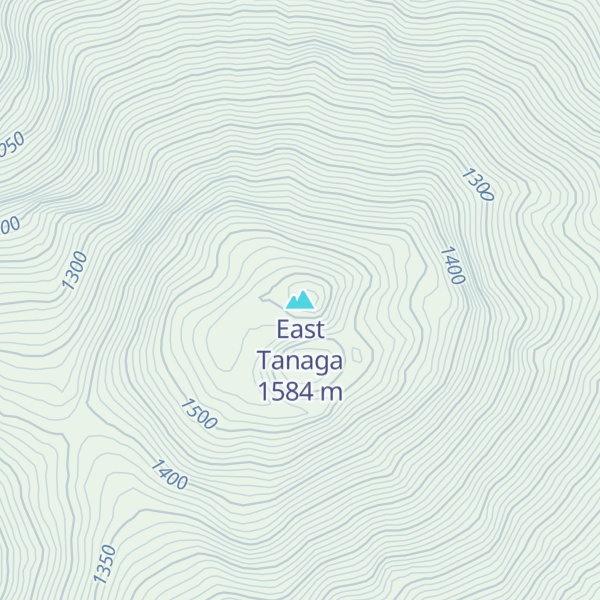 Map of East Tanaga