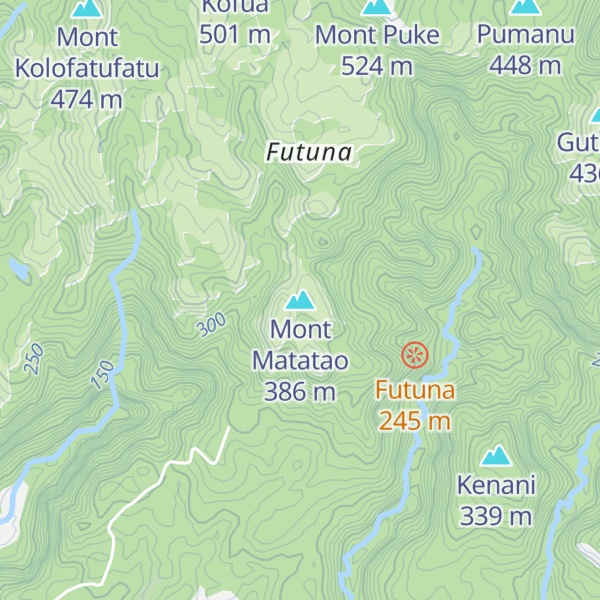 Map of Mont Matatao