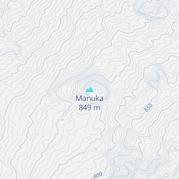 Map of Manuka