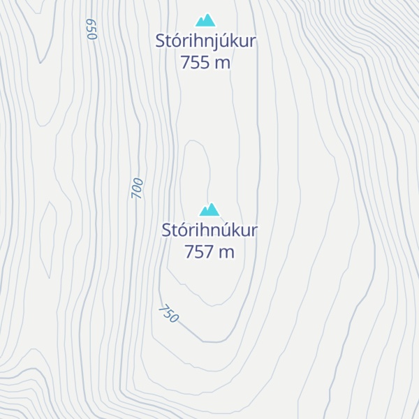 Map of Stórihnúkur