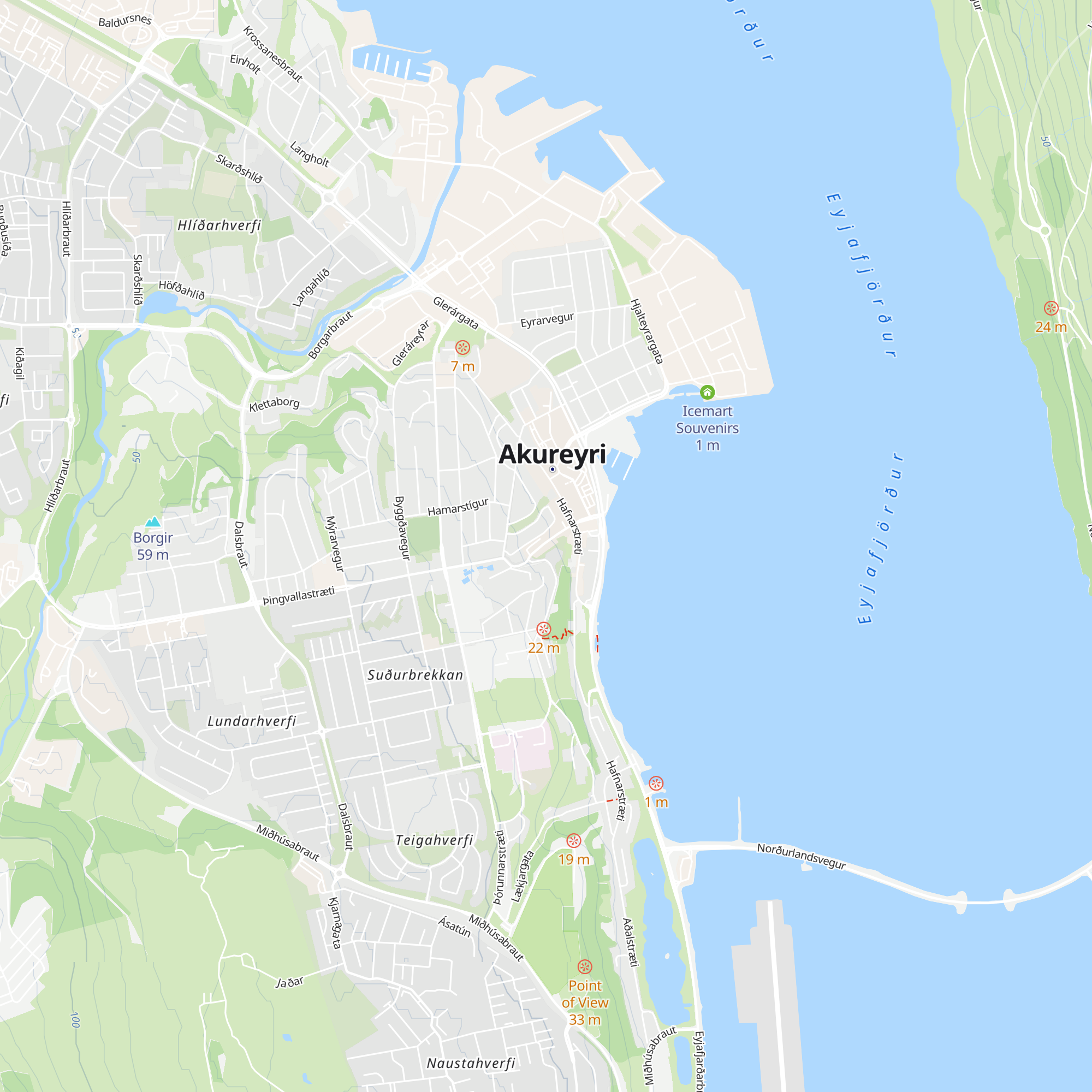Norden - Norræna upplýsingaskrifstofan map