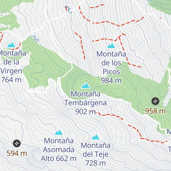 Map of Montaña Tembárgena
