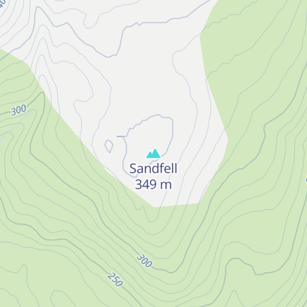 Map of Sandfell