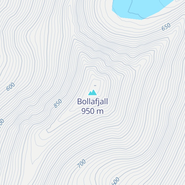 Map of Bollafjall