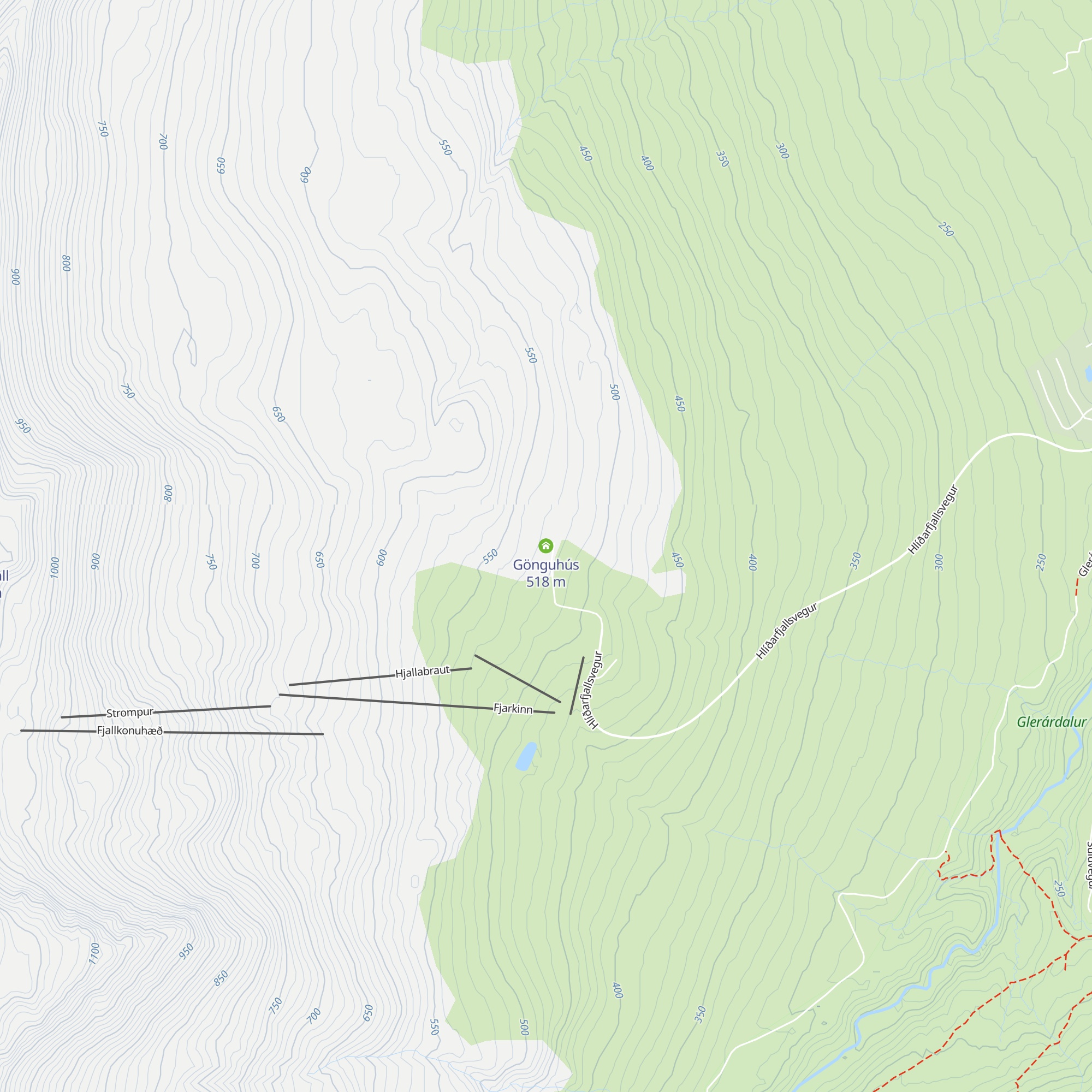 Gönguhús map