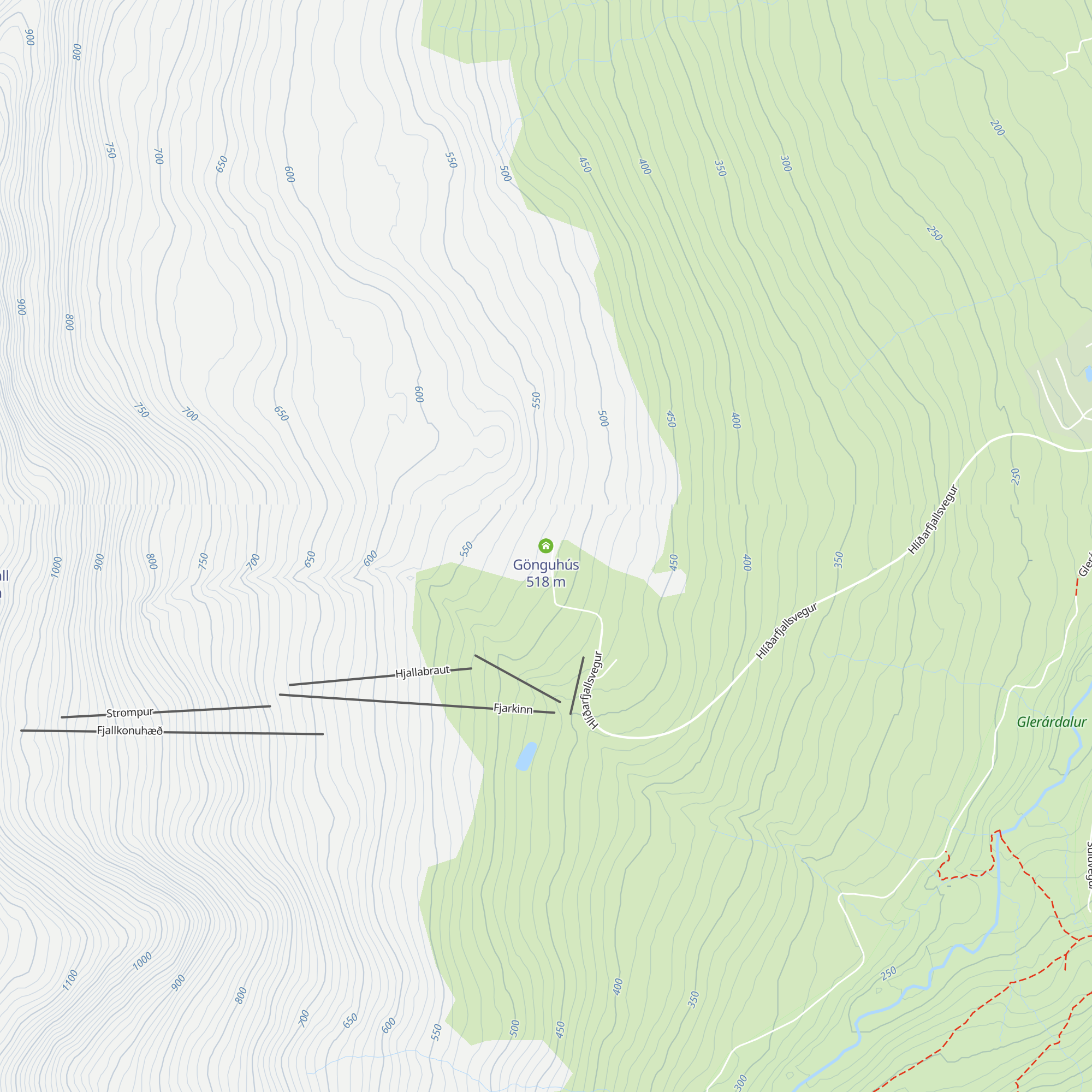 Gönguhús map