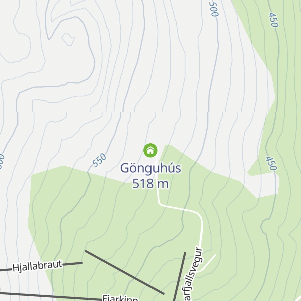 Map of Gönguhús