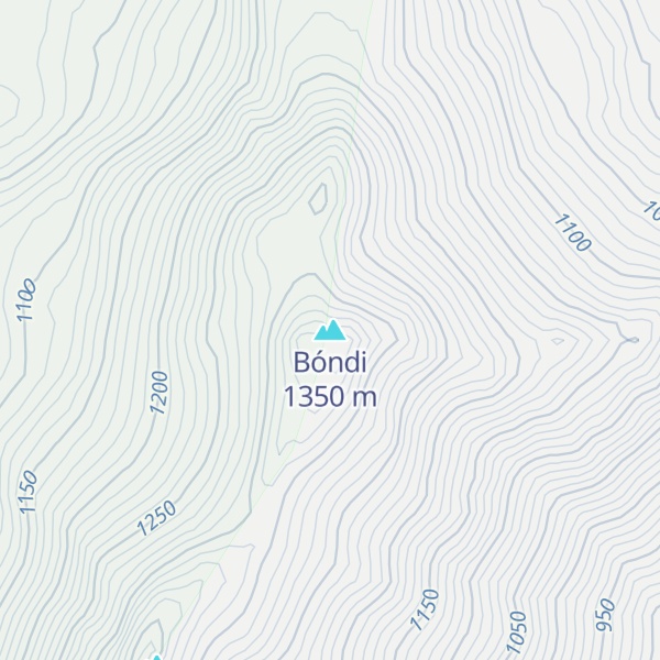 Map of Bóndi