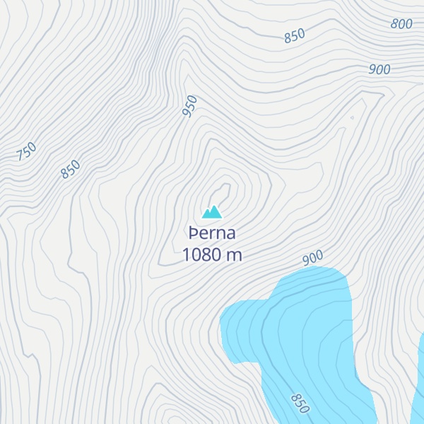 Map of Þerna
