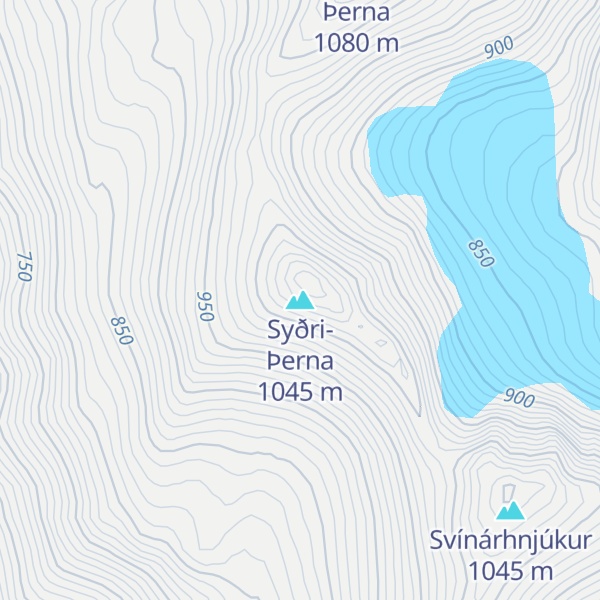 Map of Syðri-Þerna