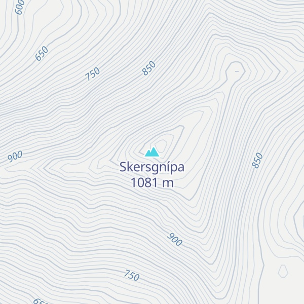 Map of Skersgnípa