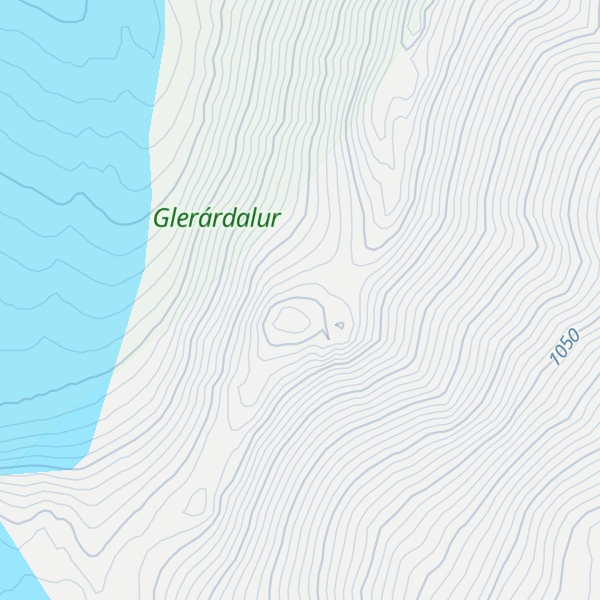 Map of Hverfandi