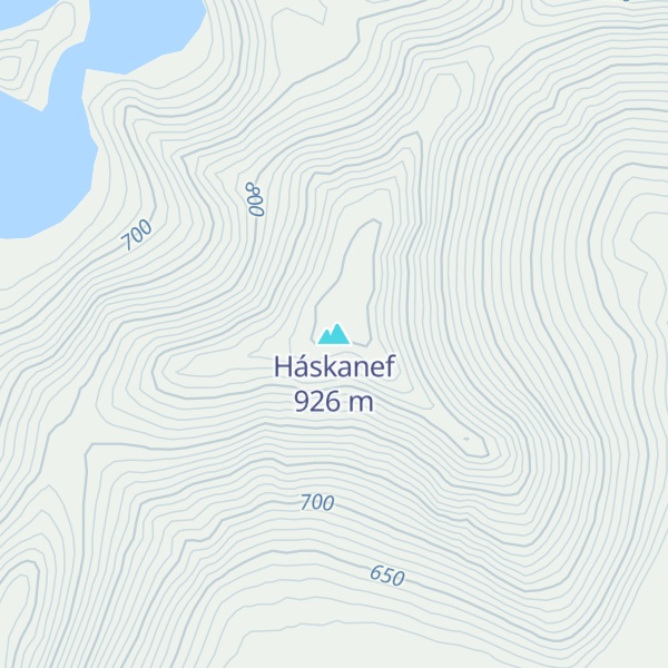 Map of Háskanef