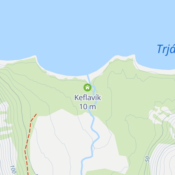 Map of Keflavík