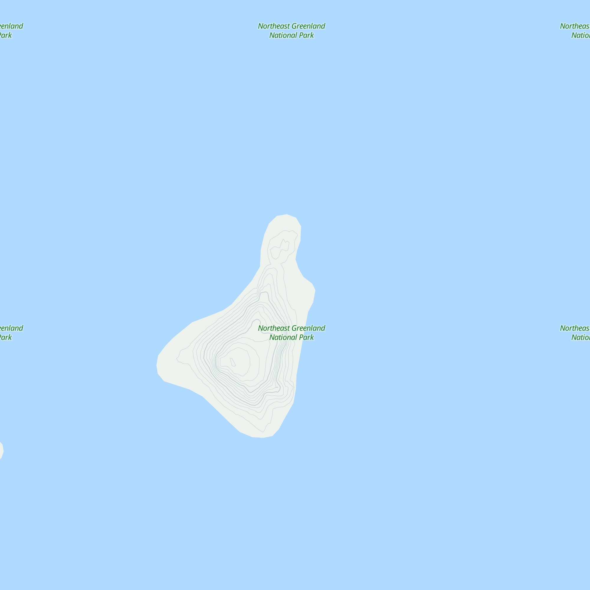 Bass Rock-husene map