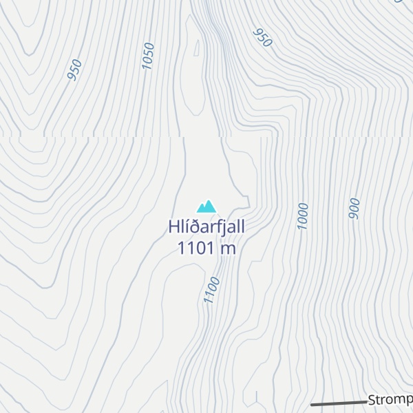Map of Hlíðarfjall