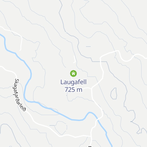 Map of Laugafell