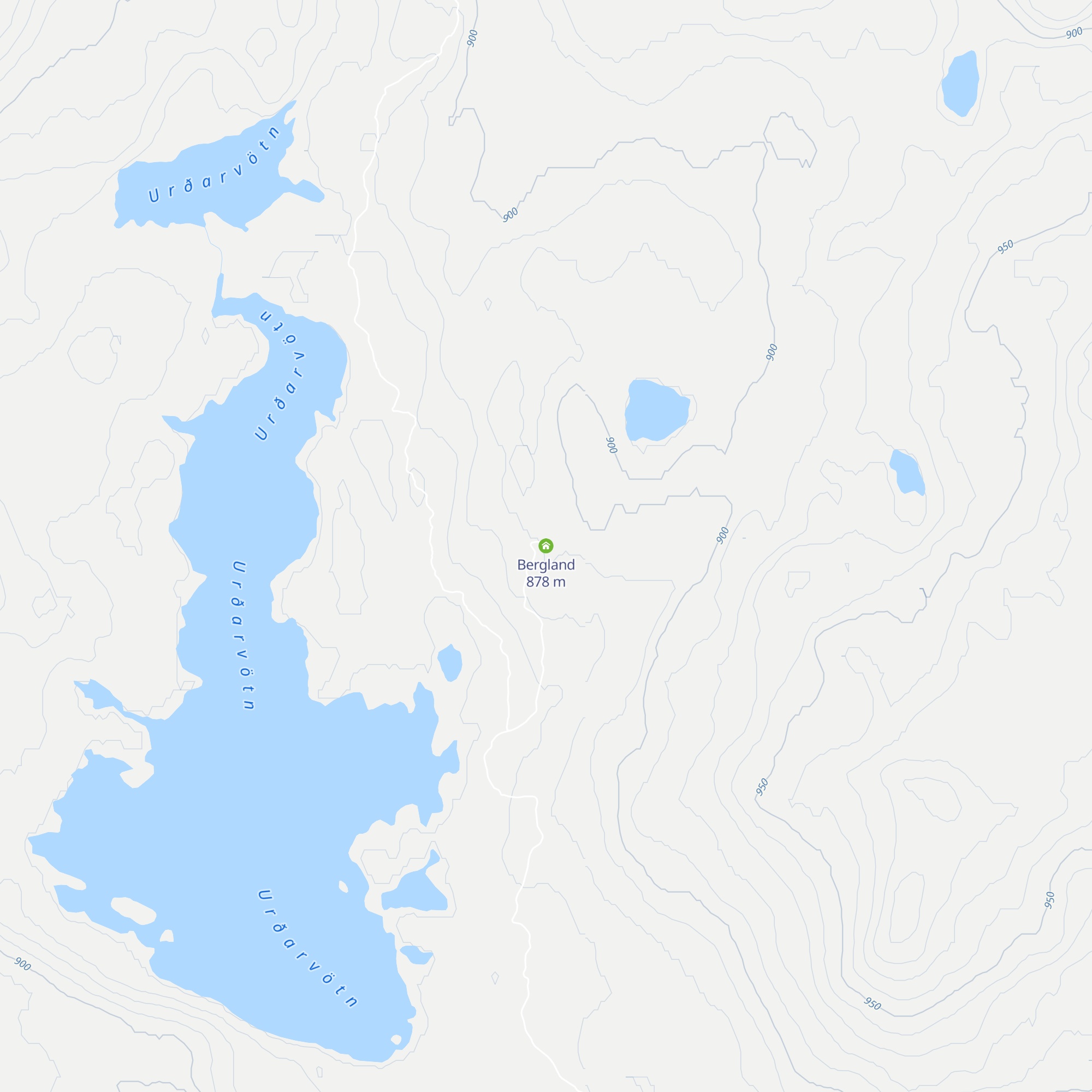 Bergland map
