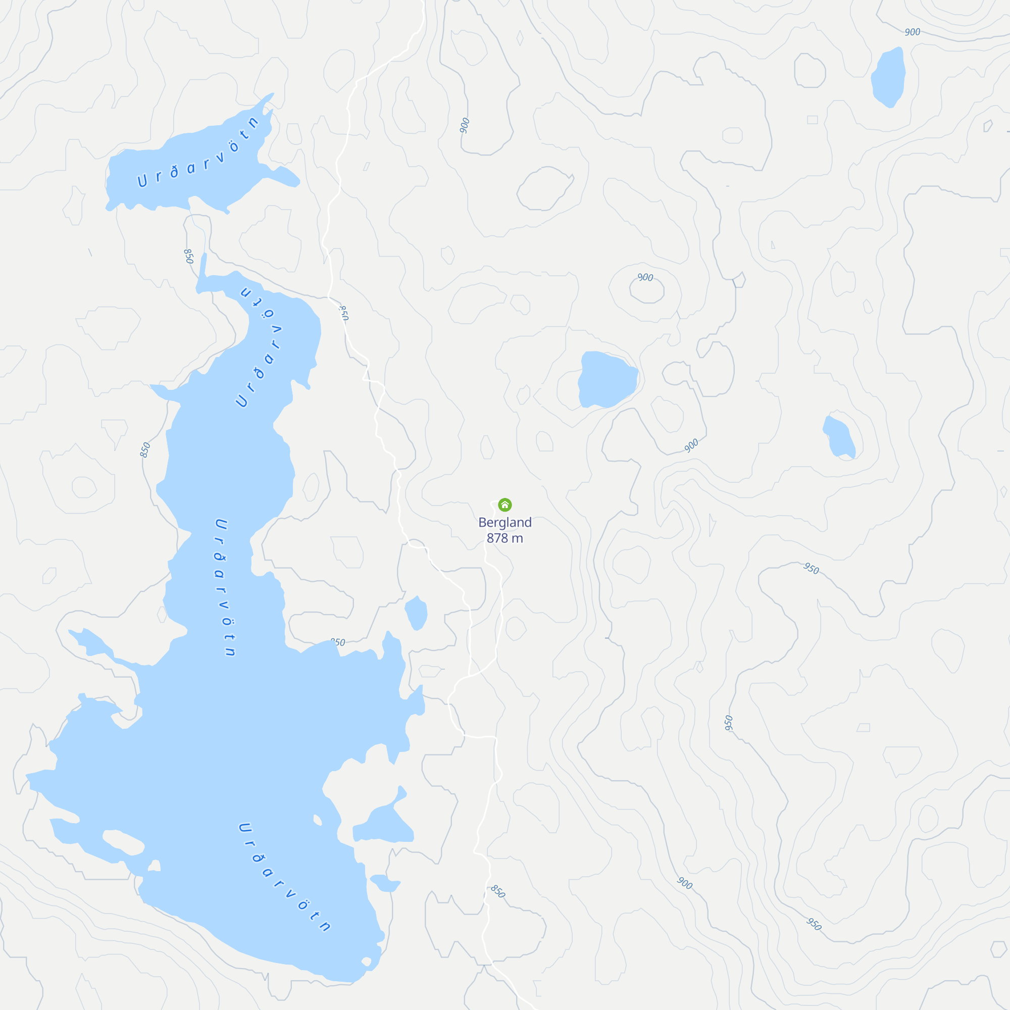 Bergland map