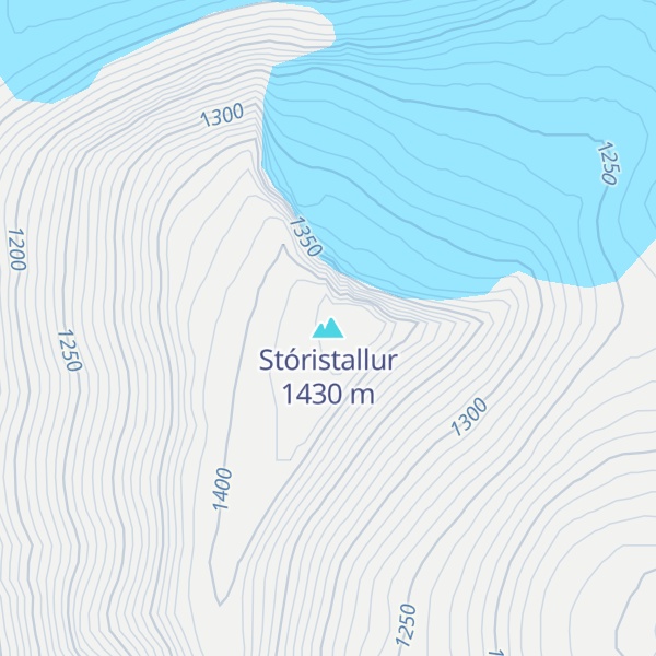 Map of Stóristallur